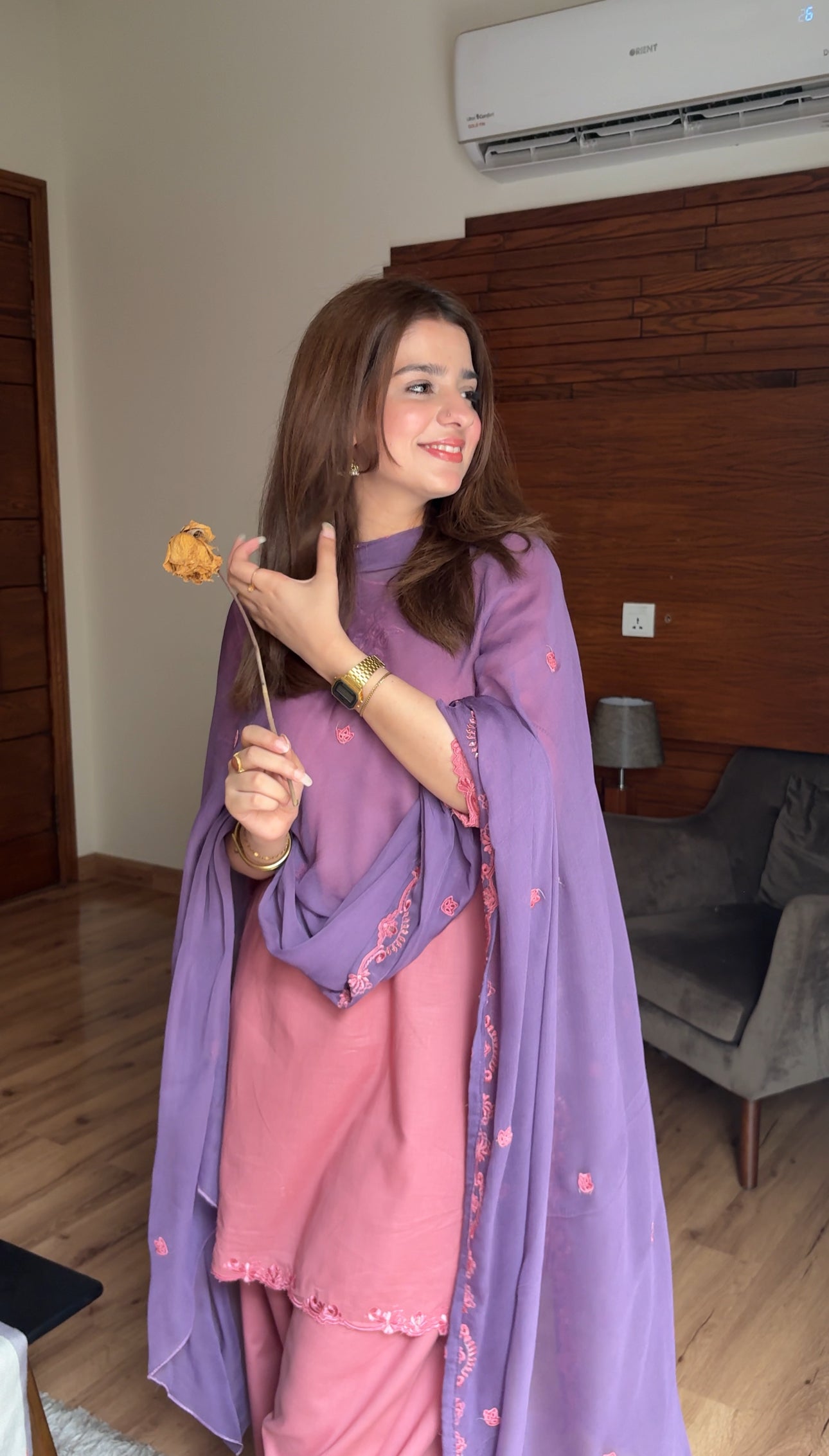 Pink Zola Farshi Set