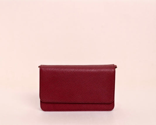 Saffiano Leather Crossbody Bag