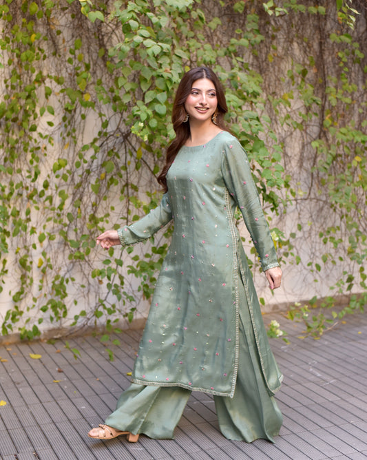 Mushk Set (Stitched 3 pc)