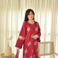 Maroon Mehr Set