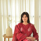 Maroon Mehr Set