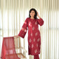 Maroon Mehr Set