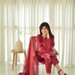 Maroon Mehr Set